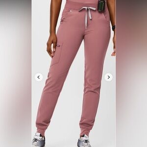 Figs Mauve Zamora Jogger Scrub Pants -  size L
